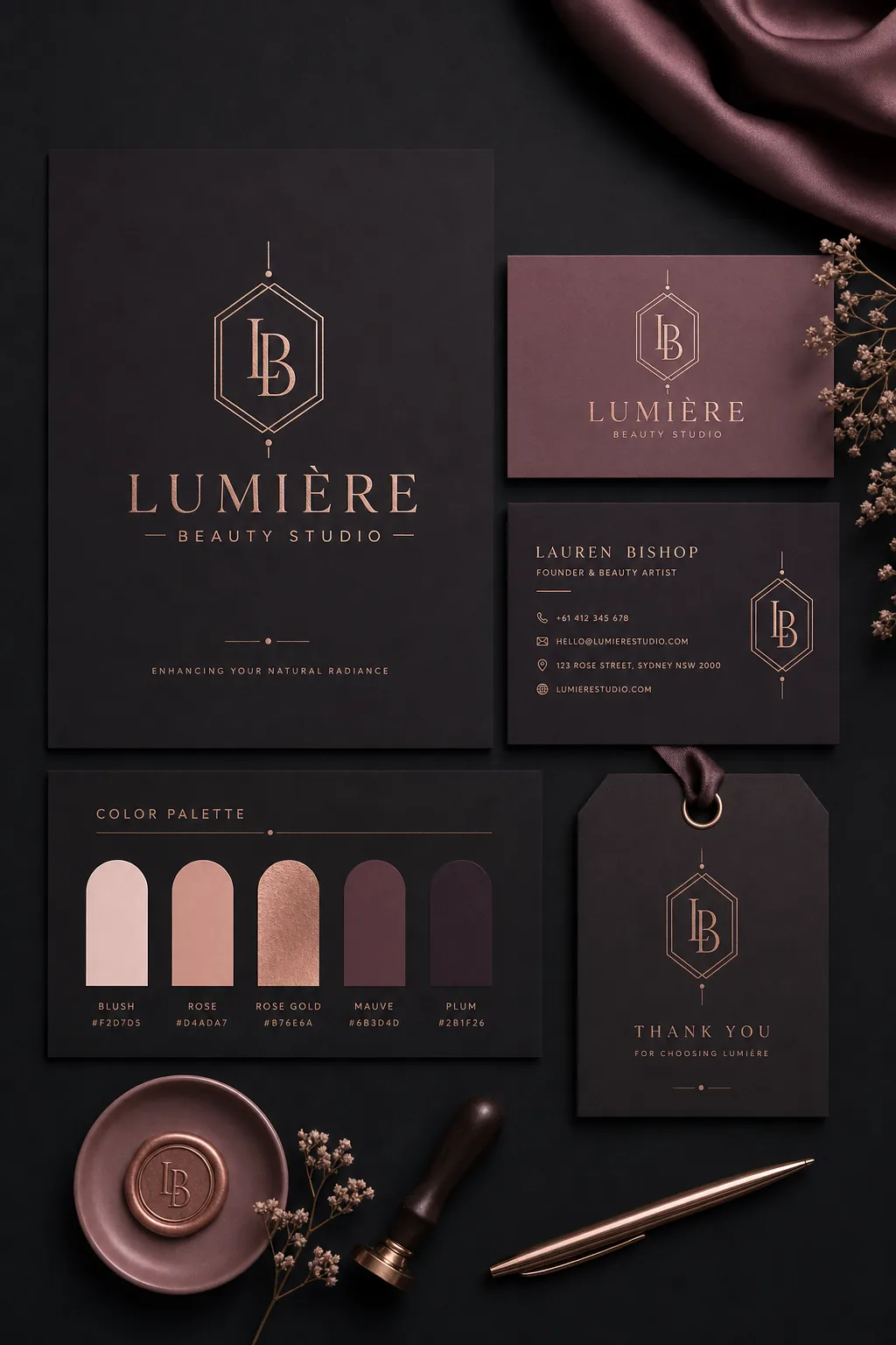 Velora Beauty Studio project preview