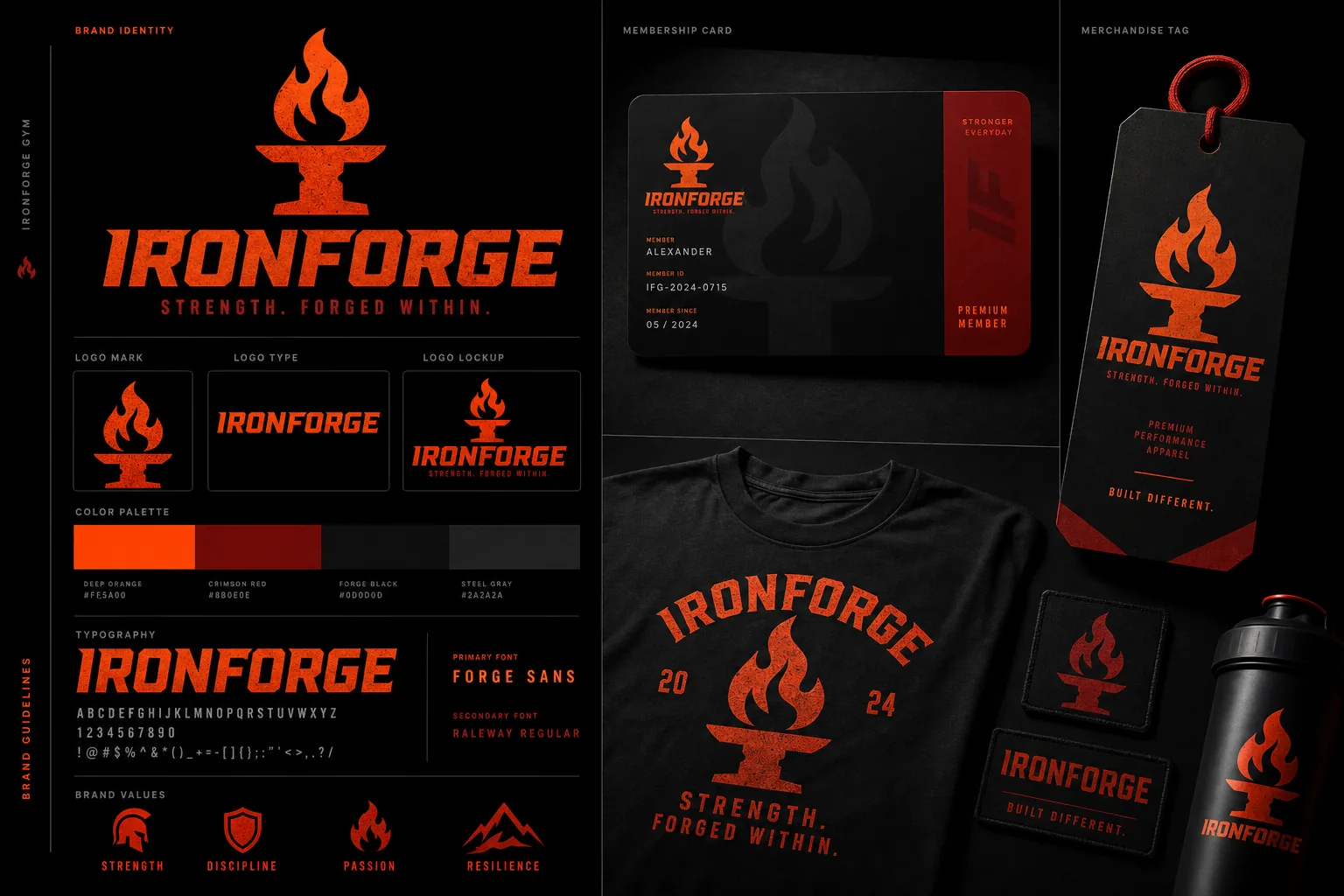 Forge Fitness project preview