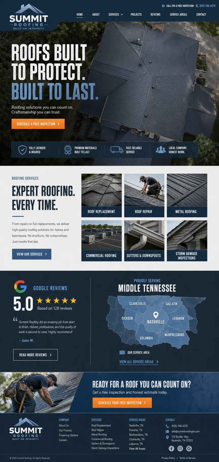 Summit Roofing Co. project preview