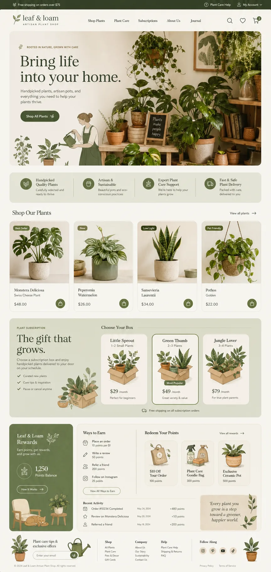 Bloom Botanicals project preview