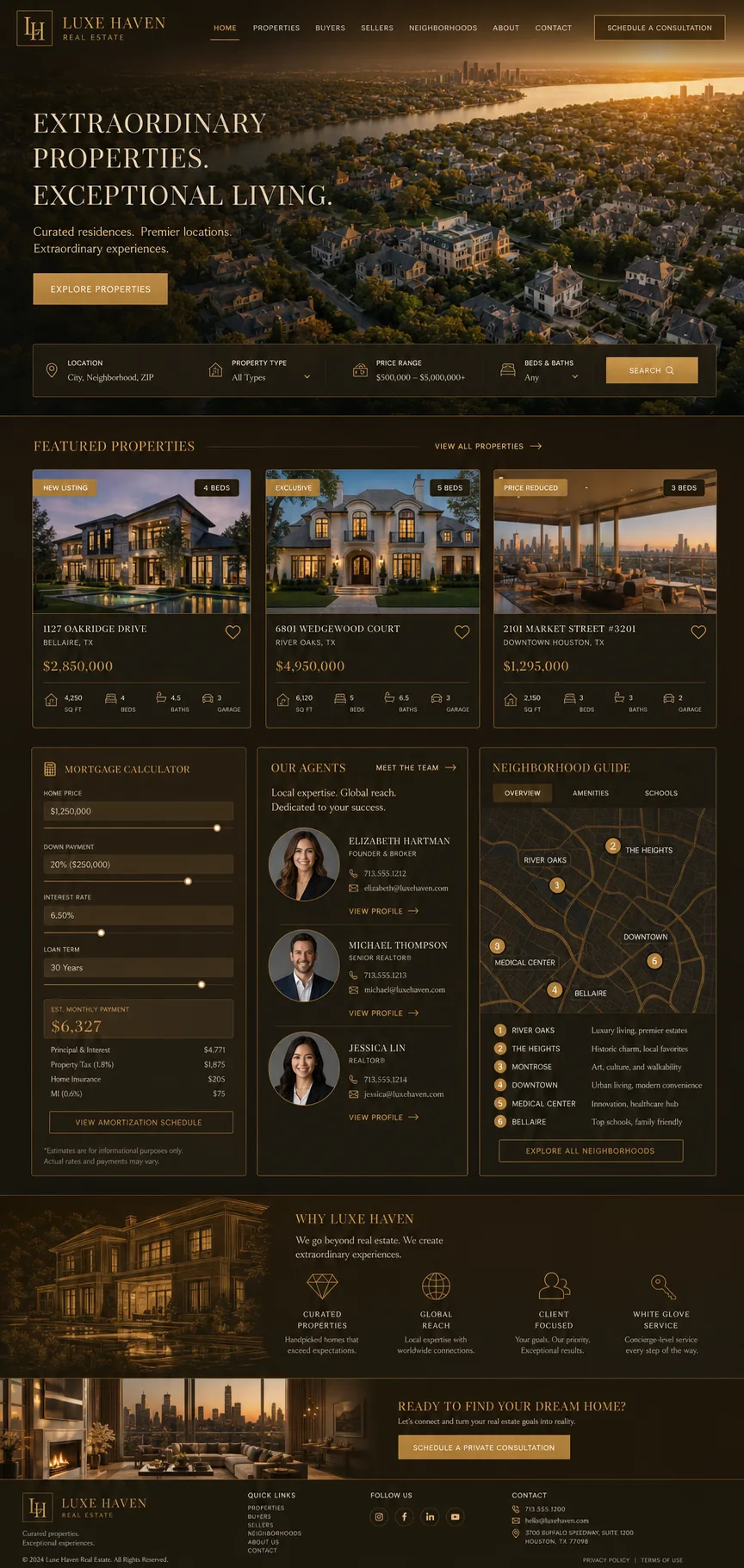 Horizon Real Estate project preview